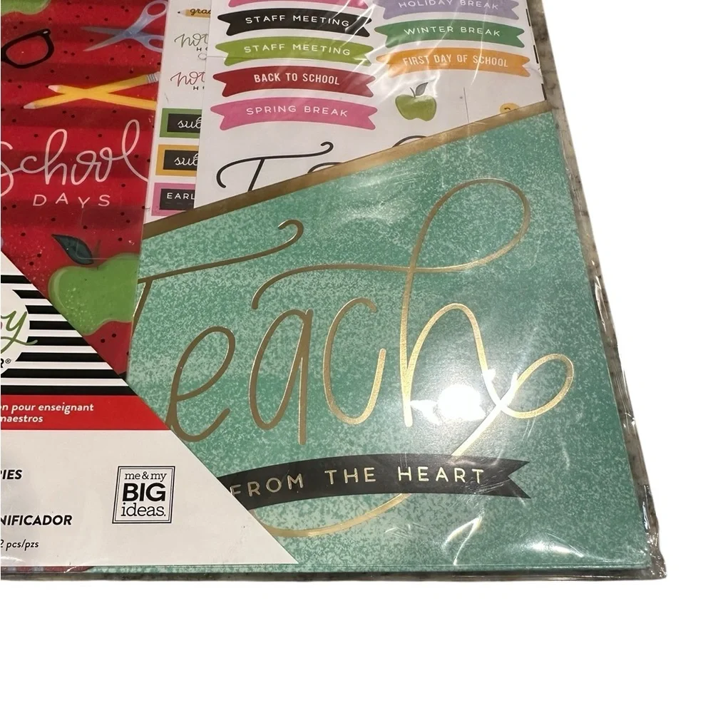 The Happy Planner Big Sized Teacher Addition Planner Accessories Pack